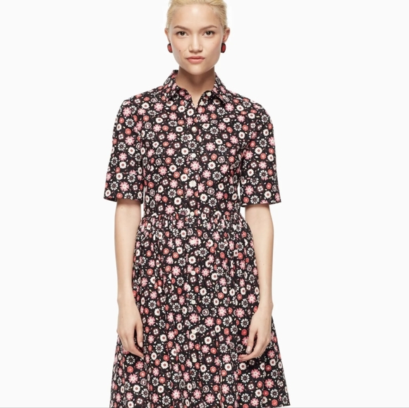 kate spade Dresses & Skirts - Kate Spade Mini Casa Floral Shirtdress